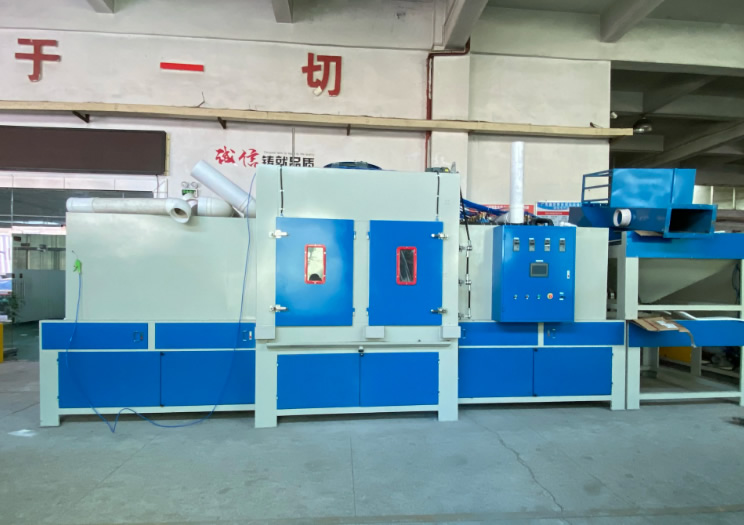 輸送式自動(dòng)噴砂機(jī)定制